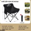 Ghế Camping gấp gọn có thể điều chỉnh độ cao