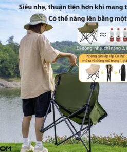 Ghế Camping gấp gọn có thể điều chỉnh độ cao